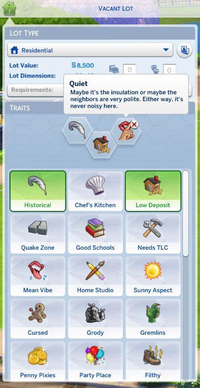 Unlocked Lot Traits In 2020 Sims 4 Game Mods Sims 4 Traits Sims Mods