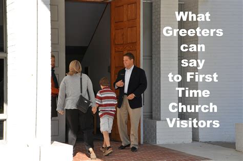 What To Say To Greet Church Visitors