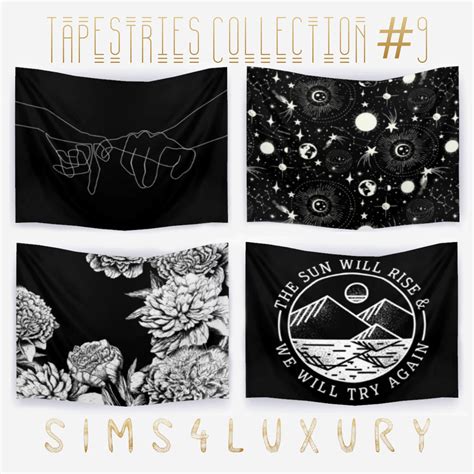 Sims4luxury Tapestries Collection 9 • Sims 4 Downloads