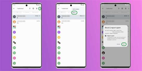 How to block any number in Google Messages on Android