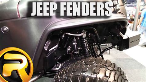 Westin Snyper Full Replacement Jeep Front Fenders At Sema 2015 Youtube