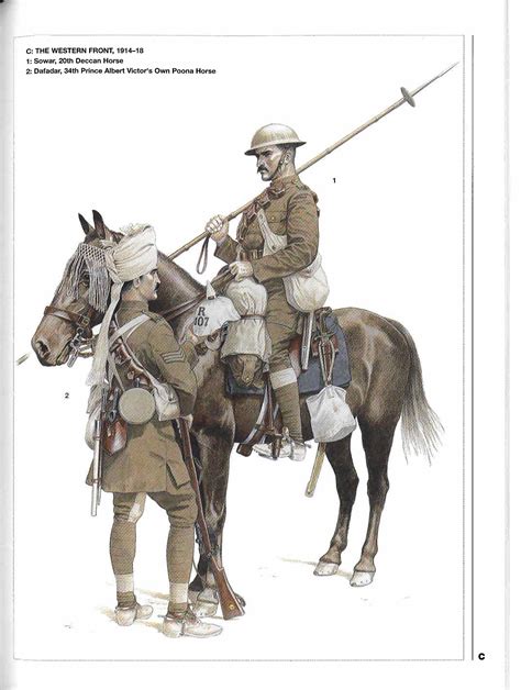 British Indian Army Western Front 1914 18 1 Sowar 20th Deccan