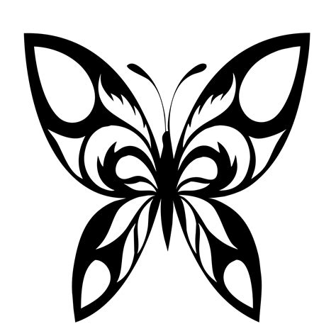 Monarch Butterfly Silhouette at GetDrawings | Free download