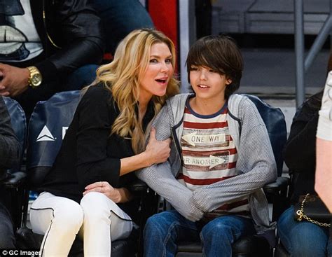 brandi glanville enjoys basketball game with son mason after rant about eddie cibrian and leann