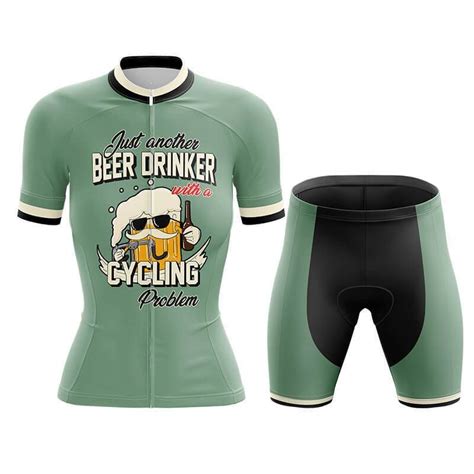 A Beer Drinker Women Cycling Kit Bike Jersey And Bib Shorts