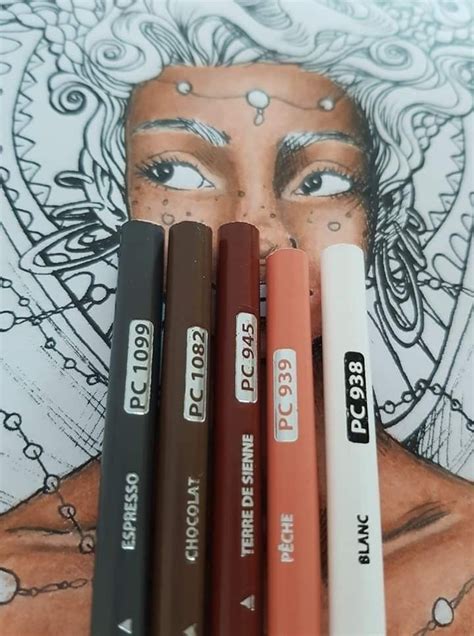 African Skin Tone Combo Using Prismacolor Pencils In 2019 Color