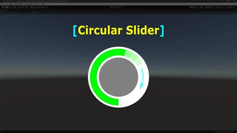 Creating A Circular Slider Using Ui Slider Unity Game Engine Youtube