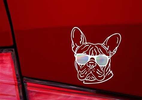 French Bulldog Decal French Dog Vinyl Decal Car Decal Etsy