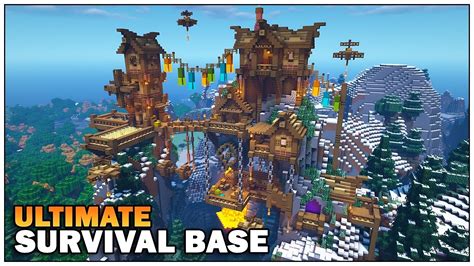 10 Creative Mountain Base Designs In Minecraft Tbm Thebestmods