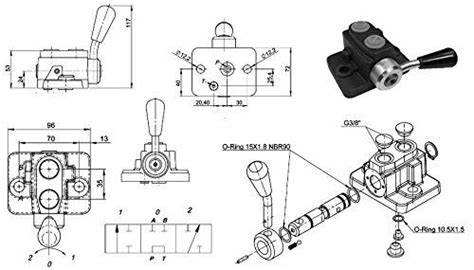 180908m1 Hydraulic Selector Diverter Valve Replaces Massey Ferguson