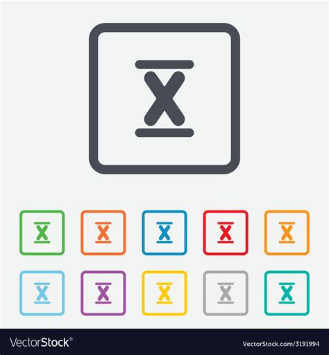 Roman Numeral Ten Icon Number Ten Sign Royalty Free Vector