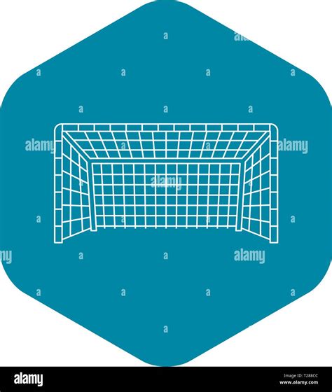 Soccer Goal Icon Outline Style Stock Vector Image And Art Alamy
