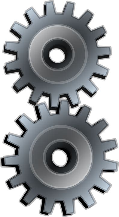 Zahnräder Getriebe Industriell Kostenlose Vektorgrafik Auf Pixabay