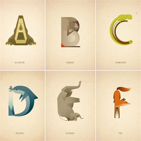 Illustrated Animal Alphabet By Marcus Reed