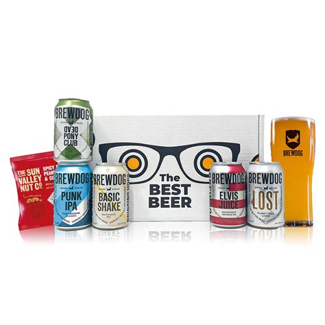 Brewdog Craft Beer 5 Can T Pack With Glass