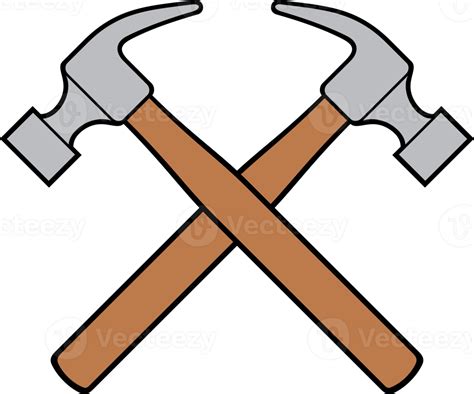 Crossed Hammers Png Illustration Icon 8509665 Png