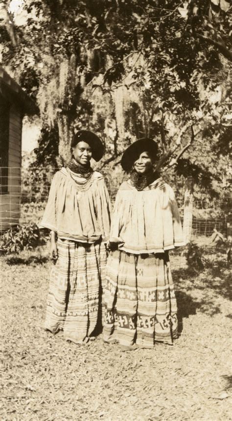 Florida Memory Portrait Of Two Young Seminole Women