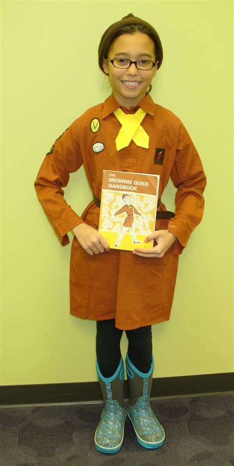 In Honor Of Thinking Day A Swedish Brownie Uniform From 1981 Modeled