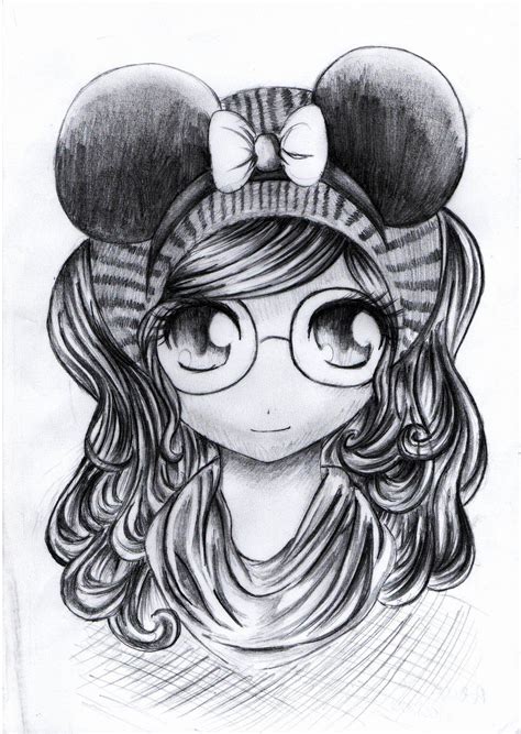 Anime Drawings Are So Good And I Love Her Mouse Ears