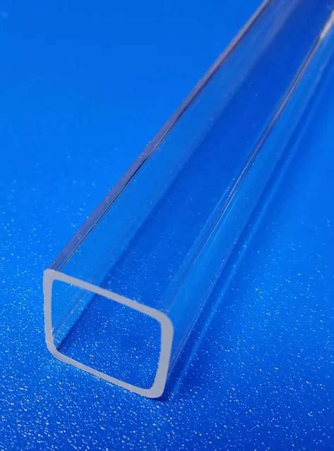 1 Pc 34and Od 58 Id Square Clear Acrylic Plexiglass Plastic Tube 36