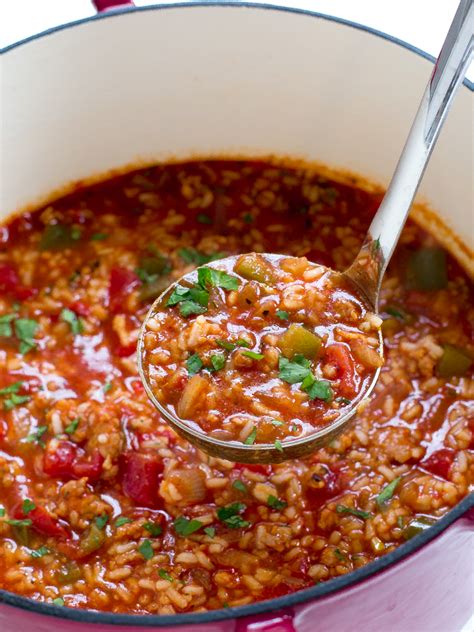 Easy Stuffed Green Pepper Soup