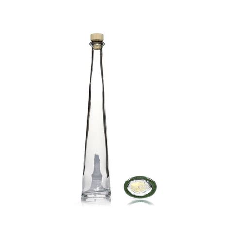 200ml Clear Glass Bottle Ovale World Of Uk