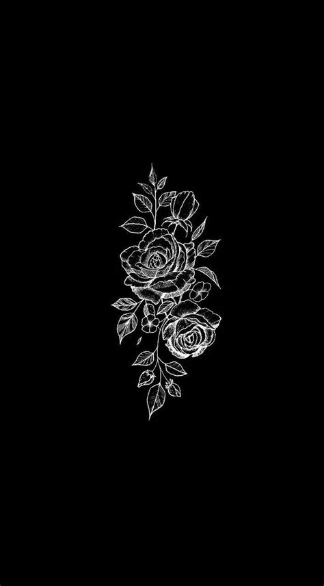 Download Aesthetic Rose Black And White Pfp Wallpaper