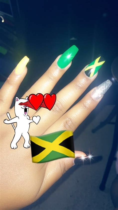 Jamaican Nails😍🇯🇲 Nails Jamaicans