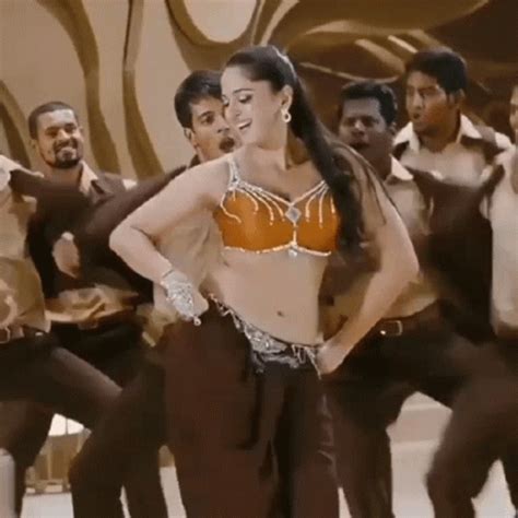 Dance Anushka GIF Dance Anushka Shetty Discover Share GIFs Gif Dance Navel Hot Actress