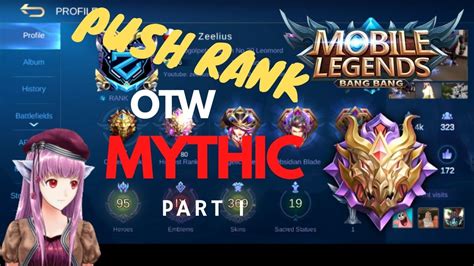The player will start from warrior iii to further pass three stages and three stars to get into the next rank. Push Rank OTW Mythic #1 - Mobile Legends - YouTube
