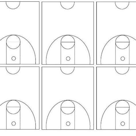 Printable Basketball Court Diagram Diagram Media