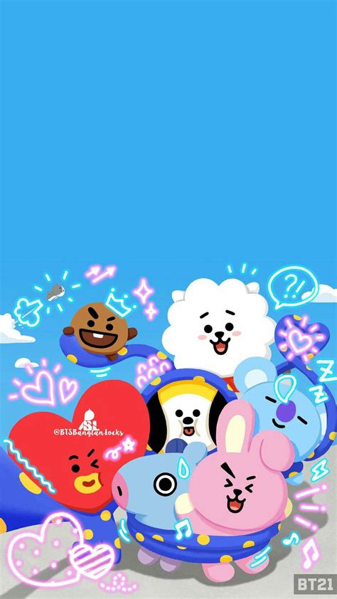 101 Bt21 Wallpapers And Backgrounds For Free