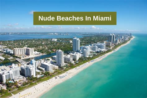 Nude Beaches In Miami Sun Sand And Uninhibited Freedom Tripztour