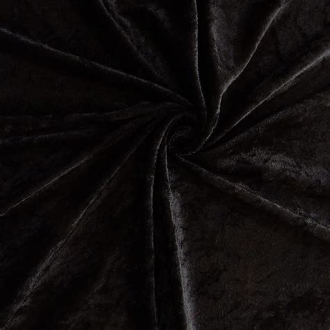 Black Stretch Velvet Fabric By The Yard Or Wholesale 1 Yard Style 1001