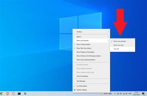 How To Turn Off News And Interests In Windows 10 S Taskbar Latest