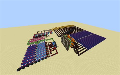 8 Bit Redstone Calculator Minecraft Project