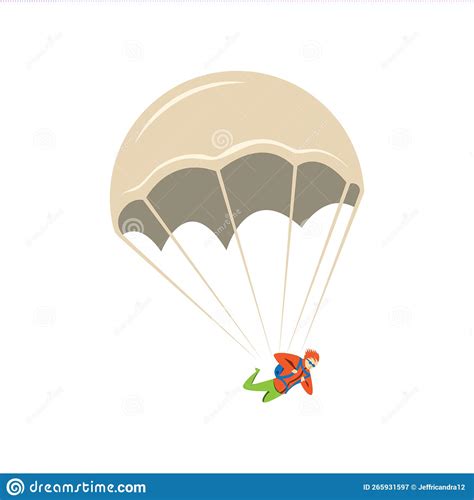 Skydiving Vector Set Emblem And Skydivers 48937260