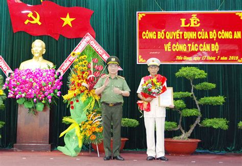 Thanh quang, nam sách, hải dương; Đại tá Nguyễn Văn Nhựt làm Giám đốc Công an tỉnh Tiền Giang - Báo Đồng Khởi Online