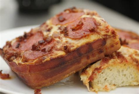 Little Caesars Bacon Wrapped Crust Deepdeep Dish Pizza Taste Test