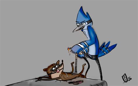 Rule 34 Male Male Only Mordecai Multiple Males Regular Show Rigby Tagme Yaoi 554292