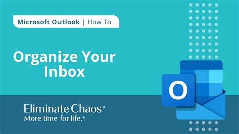 How To Organize Your Outlook Inbox Youtube
