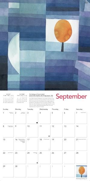 Paul Klee Wall Calendar 2024 Art Calendar Flame Tree Publishing