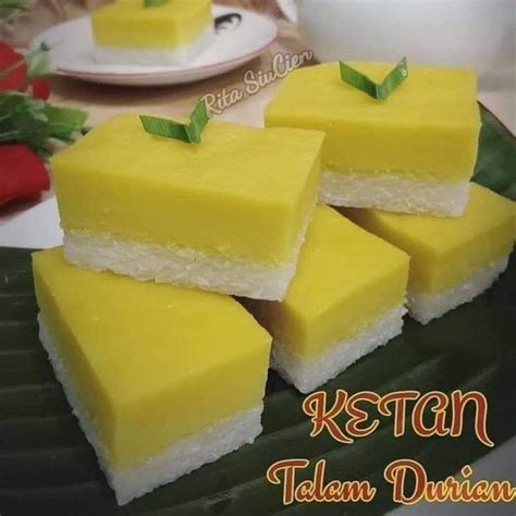 Resep Kue Talam Durian Yang Simple Dan Enak