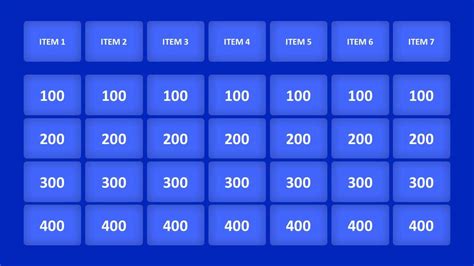Jeopardy Game Powerpoint Templates In Quiz Show Template Powerpoint