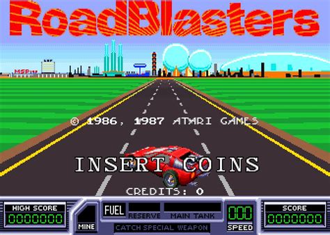 Road Blasters Is A Futuristic Car Racing Game By Atari Released In