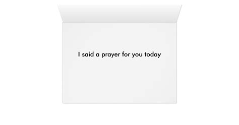 I Said A Prayer For You Today Card Zazzle