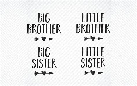 siblings svg for cricut silhouette and other cutting machines commercial use svg files sisters