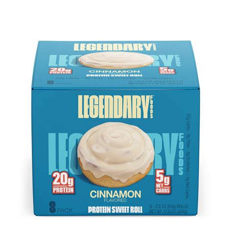 Protein Sweet Roll Cinnamon 8 Rolls Cinnamon Gnc