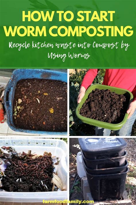 Some companies make bins that have stacking trays, which you add as the worms fill the bottom tray with compost. How to Start Worm Composting: Recycle Kitchen Waste into ...
