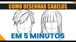 Como Desenhar Cabelo De Anime Masculino Vou Divulgar Para Voc S Alguns